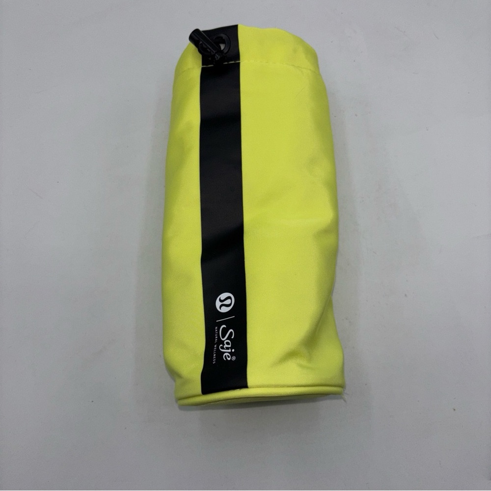 Lululemon Empty Small Drawstring Bag Neon Green - image 2